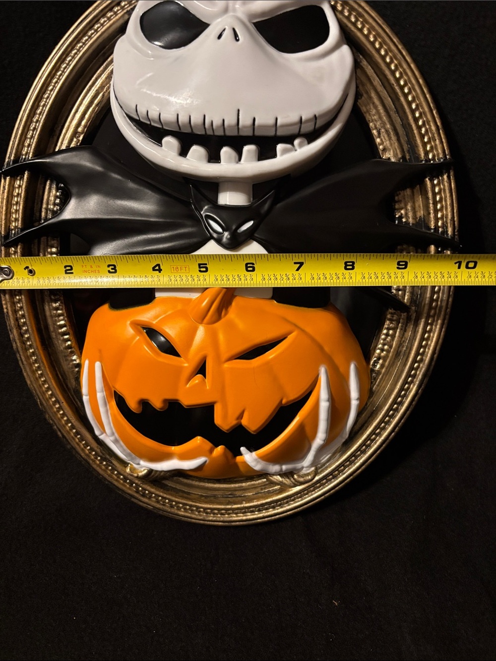 Jack Skellington light-up wall decor pumpkin framed - Picture 3 of 5